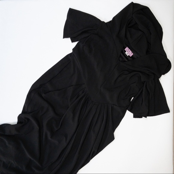 NWOT UV x Micheline Pitt Zhora Hooded 1940s Dress - Picture 10 of 11